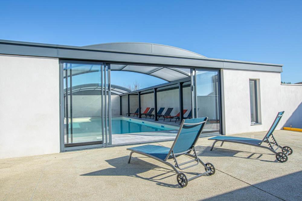 Le Matelot Maison Avec Piscine/Parking/Wifi/Plages 5Kms Ле Мат Екстериор снимка